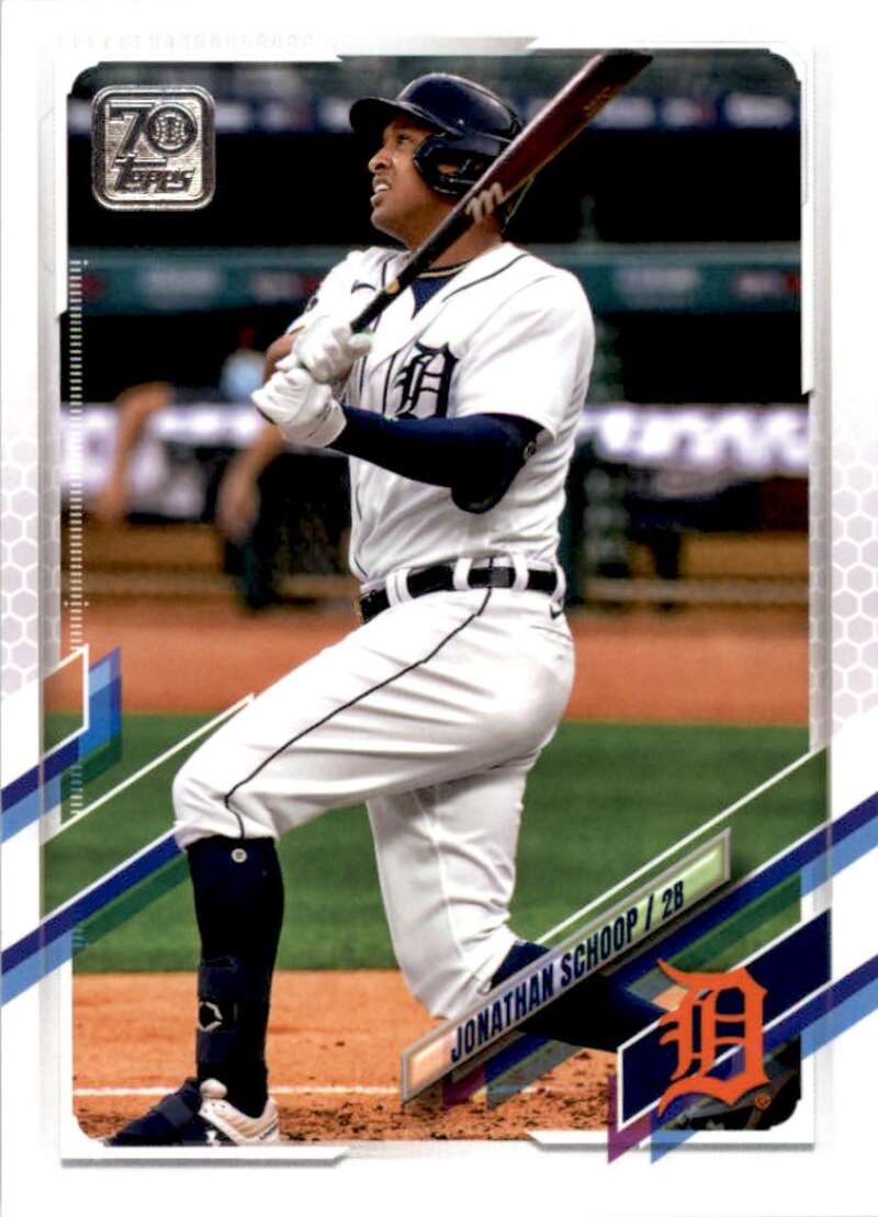 2021 Topps Baseball #595 Jonathan Schoop Detroit Tigers Image 1
