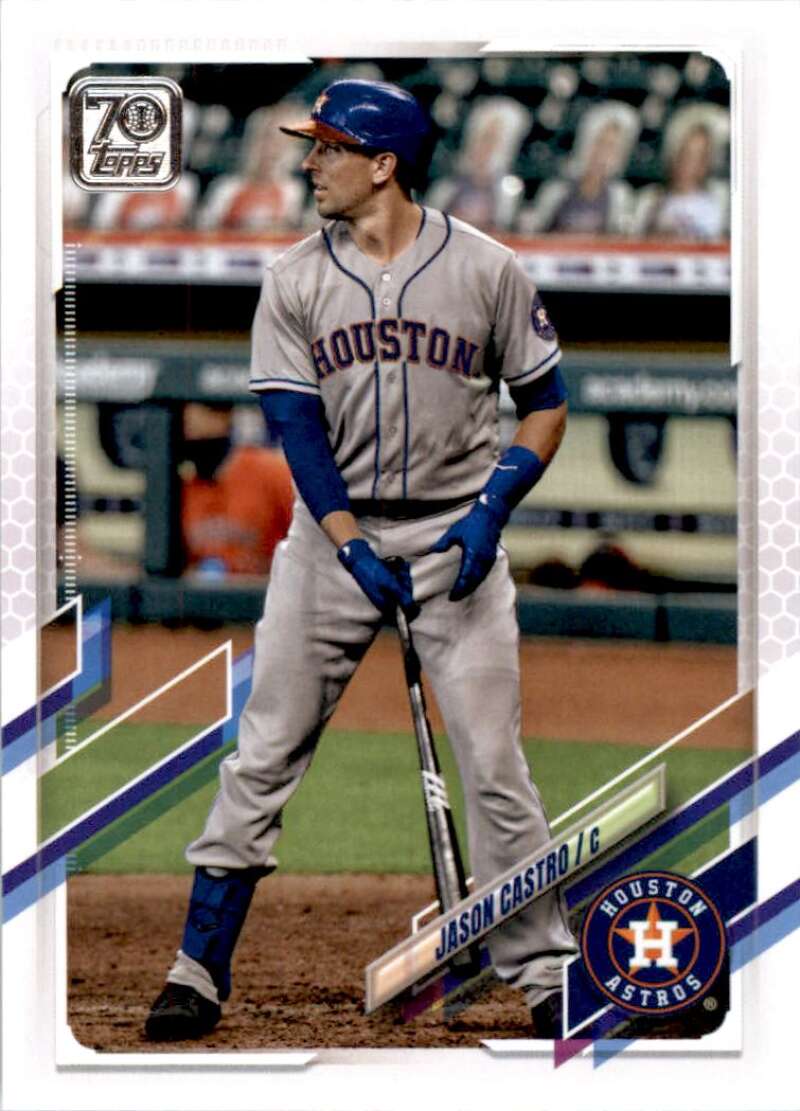 2021 Topps Baseball #620 Jason Castro Houston Astros Image 1