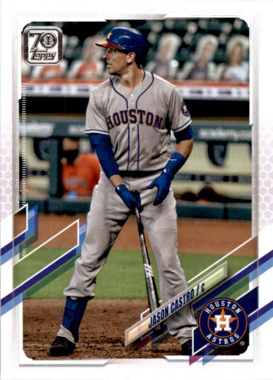 2021 Topps Baseball  #620 Jason Castro  Houston Astros  Image 1