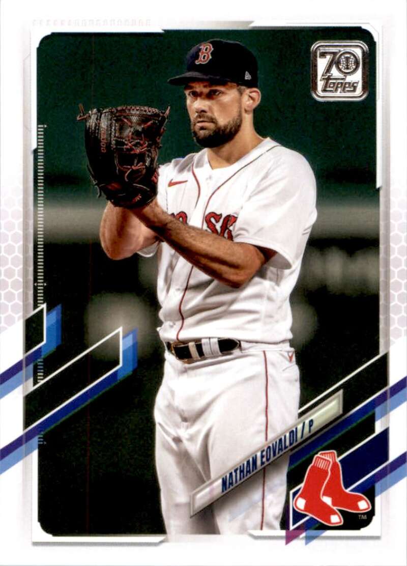 2021 Topps Baseball #623 Nathan Eovaldi Boston Red Sox Image 1