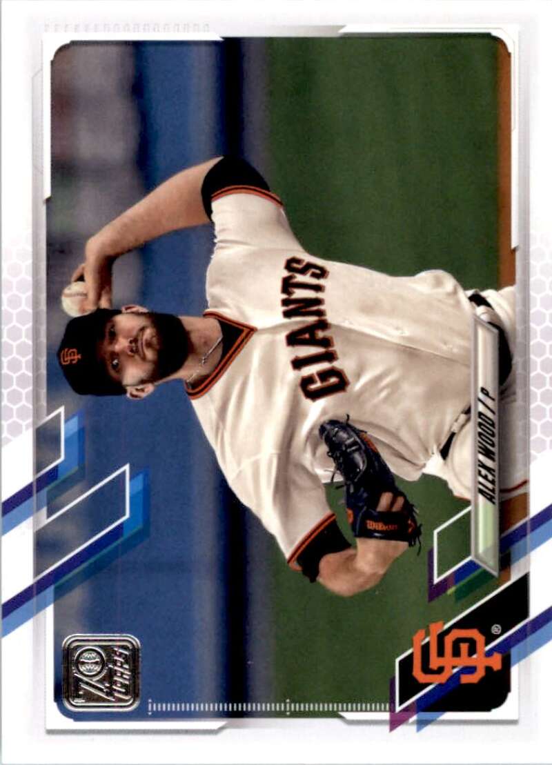 2021 Topps Baseball #643 Alex Wood San Francisco Giants Image 1