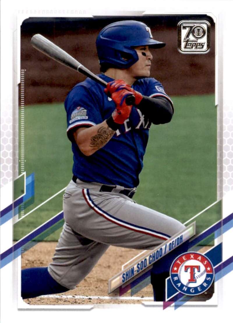 2021 Topps Baseball #657 Shin-Soo Choo Texas Rangers Image 1
