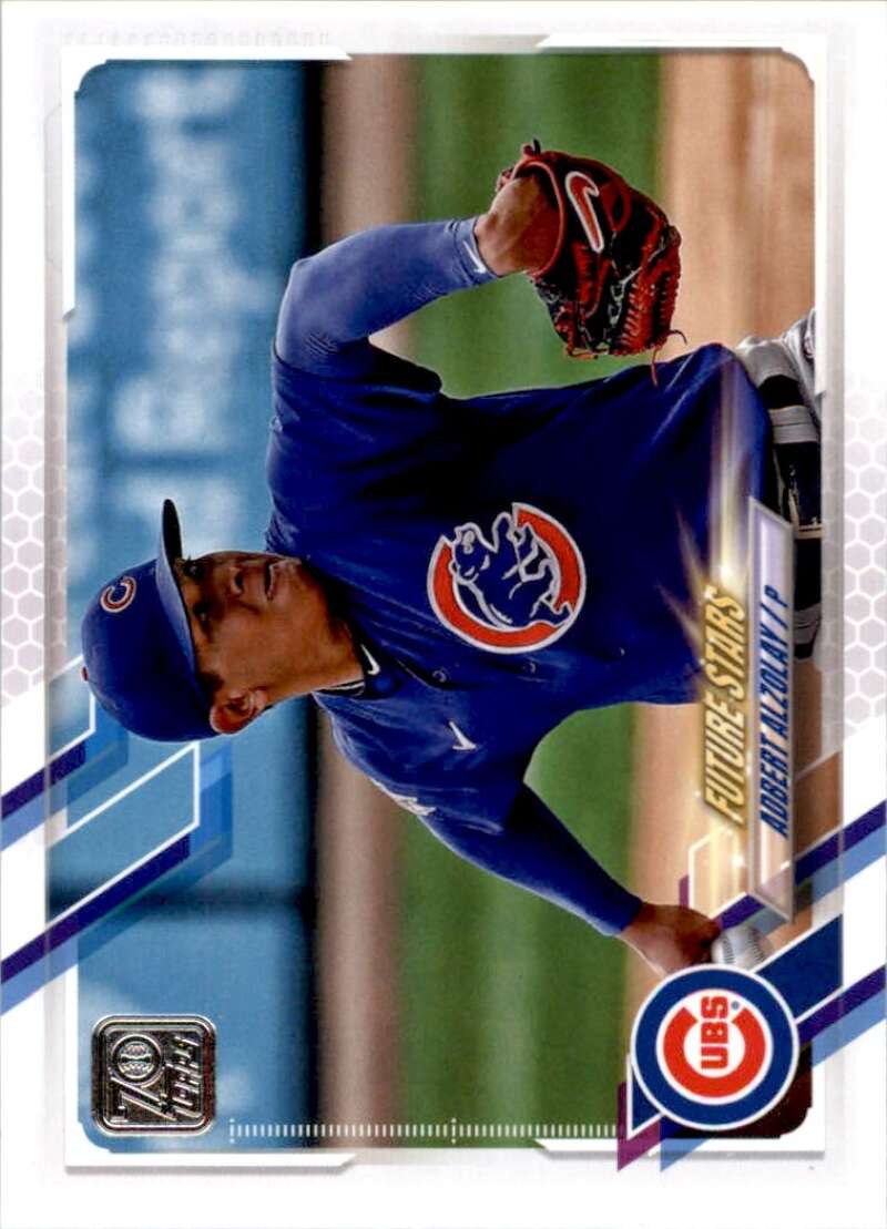 2021 Topps Baseball #658 Adbert Alzolay Chicago Cubs Image 1