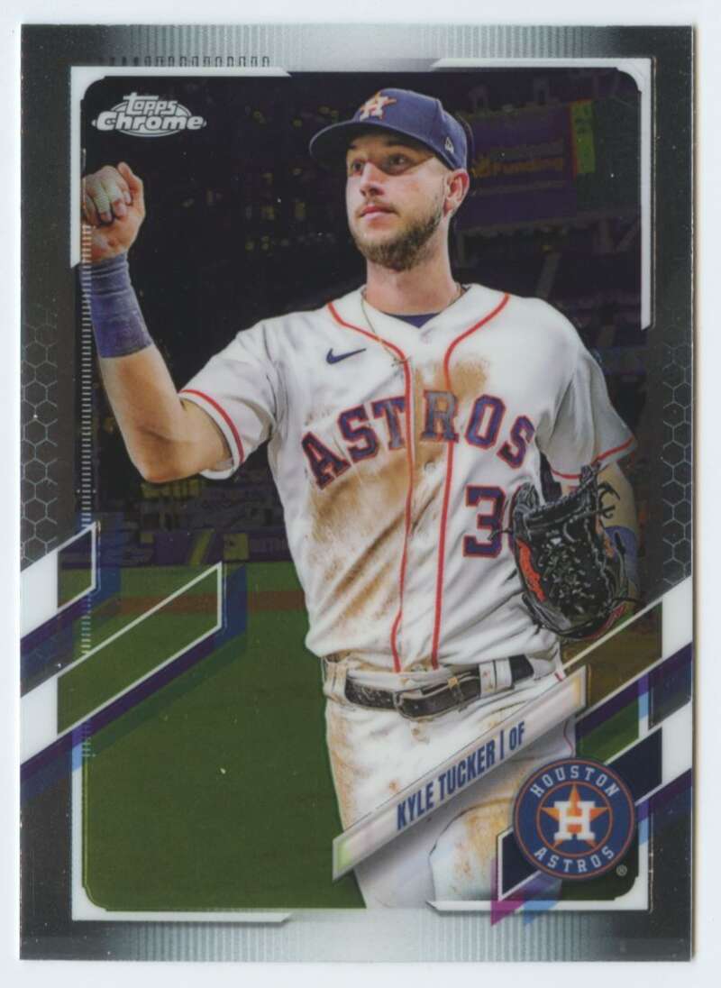 2021 Topps Chrome #208 Kyle Tucker Houston Astros V91737 Image 1