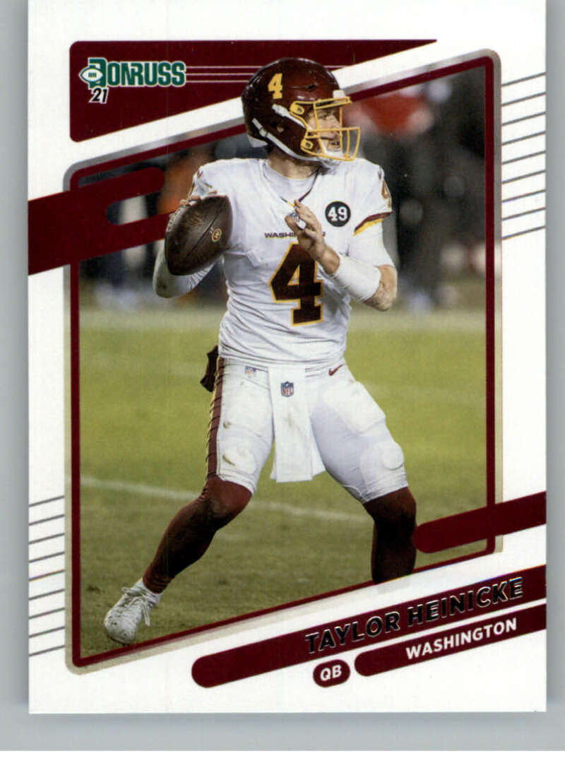 2021 Donruss #3 Taylor Heinicke Washington Football Team V88751 Image 1