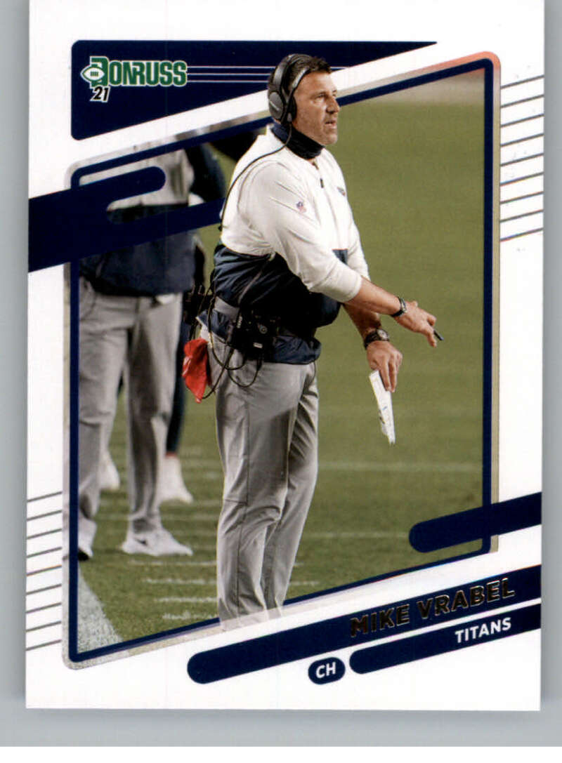 2021 Donruss #12 Mike Vrabel Tennessee Titans V88757 Image 1