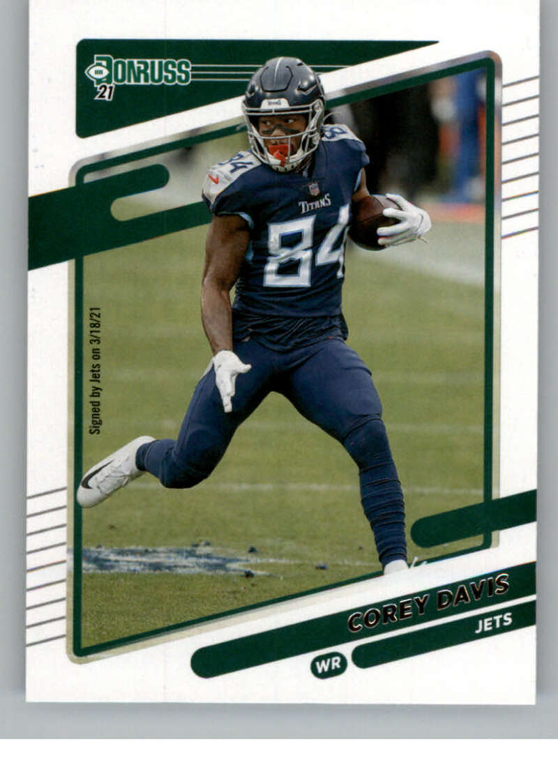2021 Donruss #16 Corey Davis New York Jets V88761 Image 1