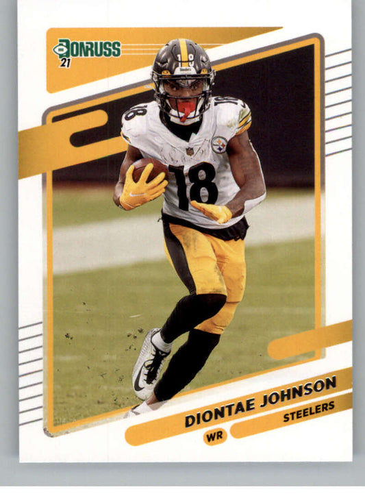 2021 Donruss #25 Diontae Johnson  Pittsburgh Steelers  V88769 Image 1