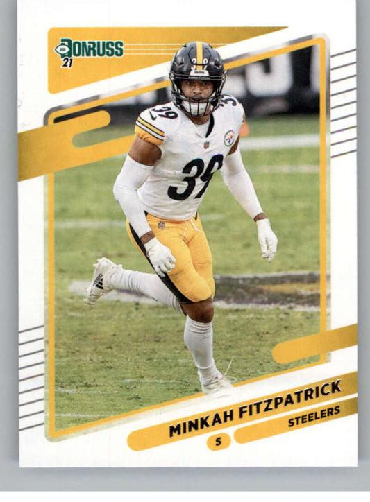 2021 Donruss #26 Minkah Fitzpatrick  Pittsburgh Steelers  V88770 Image 1
