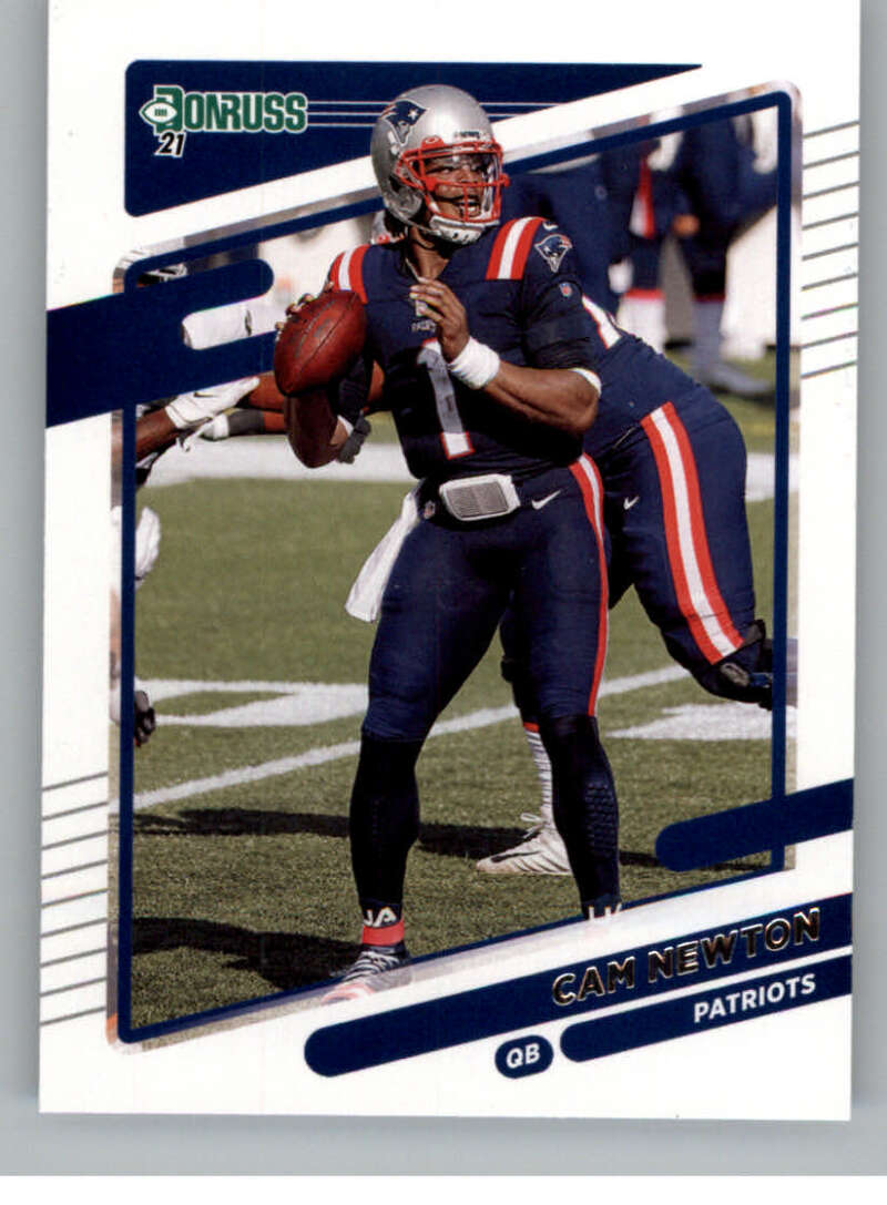 2021 Donruss #46 Cam Newton New England Patriots V88789 Image 1