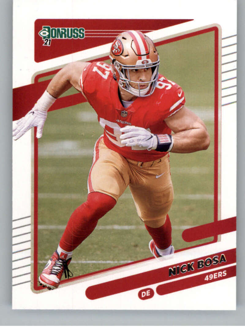 2021 Donruss #56 Nick Bosa San Francisco 49ers V88792 Image 1
