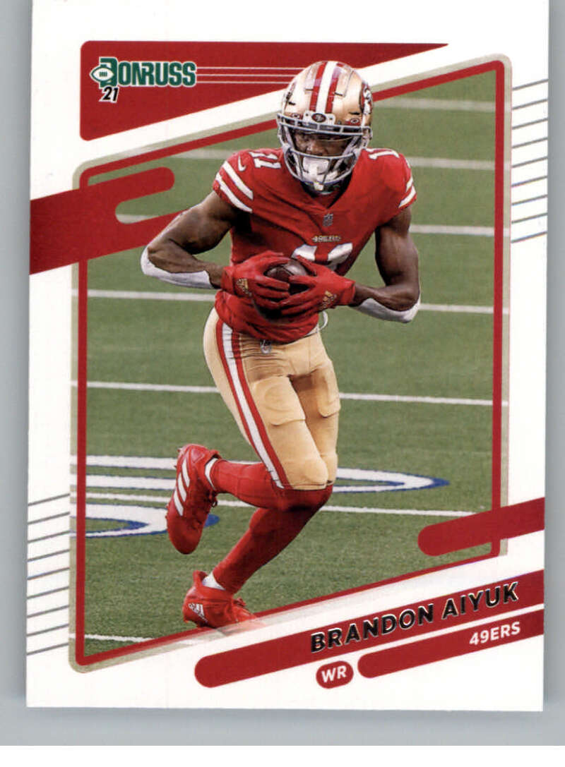 2021 Donruss #58 Brandon Aiyuk San Francisco 49ers V88794 Image 1