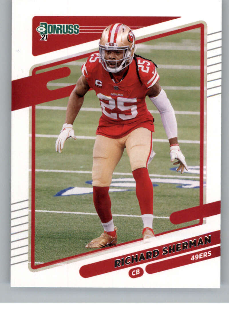 2021 Donruss #60 Richard Sherman San Francisco 49ers V88795 Image 1
