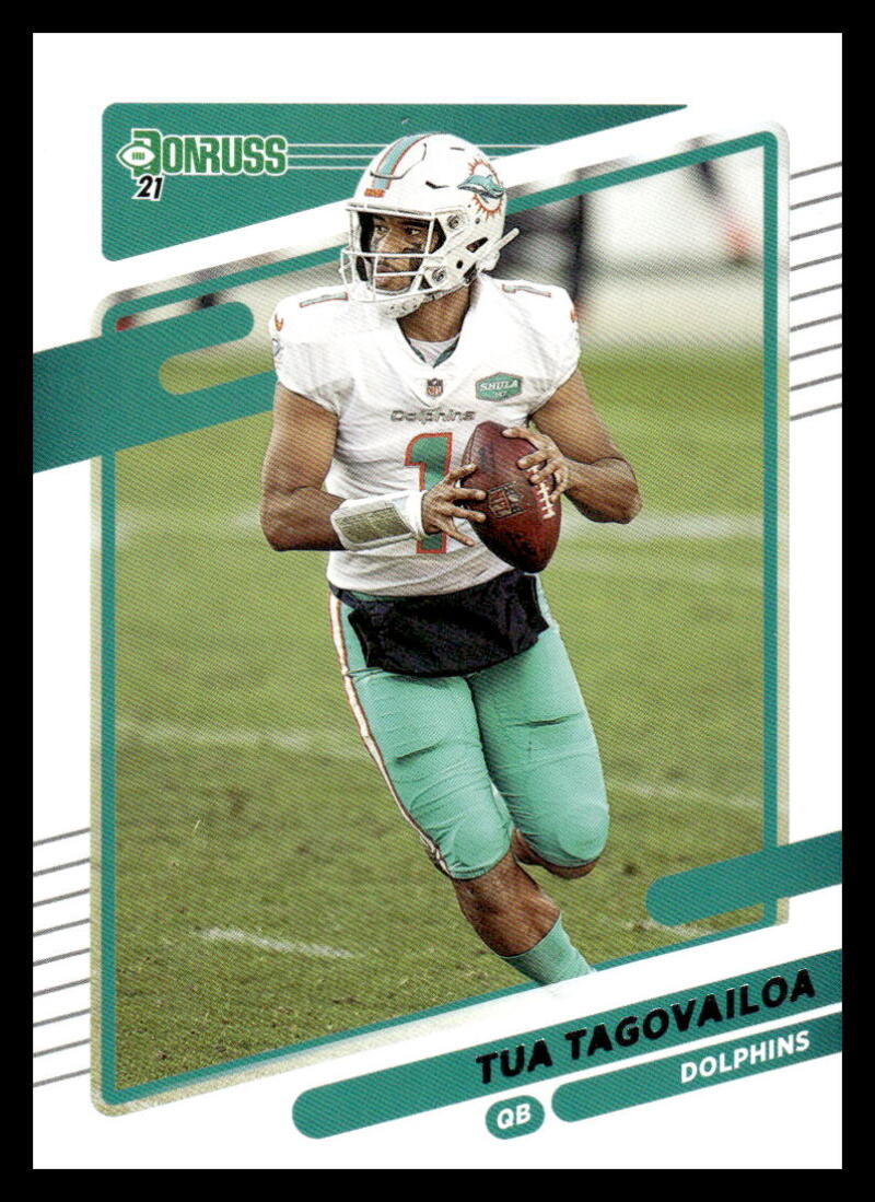 2021 Donruss #61 Tua Tagovailoa Miami Dolphins V88796 Image 1
