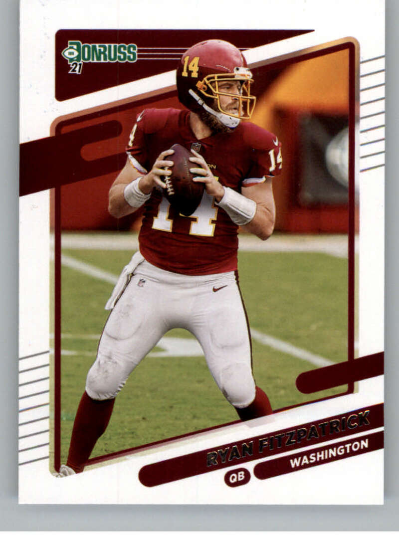 2021 Donruss #62 Ryan Fitzpatrick Washington Football Team V88798 Image 1