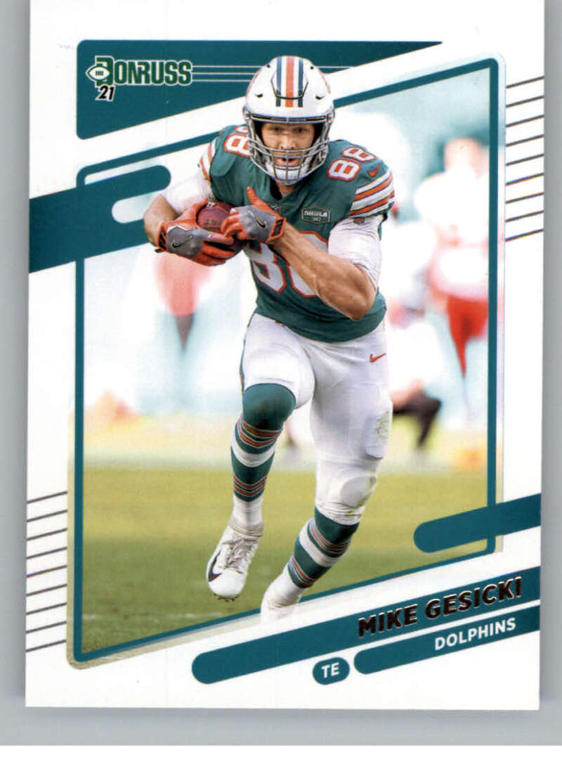 2021 Donruss #64 Mike Gesicki Miami Dolphins V88800 Image 1