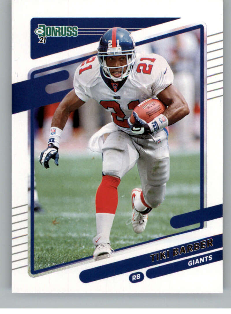 2021 Donruss #84 Tiki Barber New York Giants V88810 Image 1