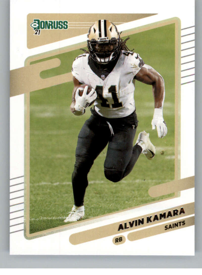 2021 Donruss #94 Alvin Kamara New Orleans Saints V88821 Image 1