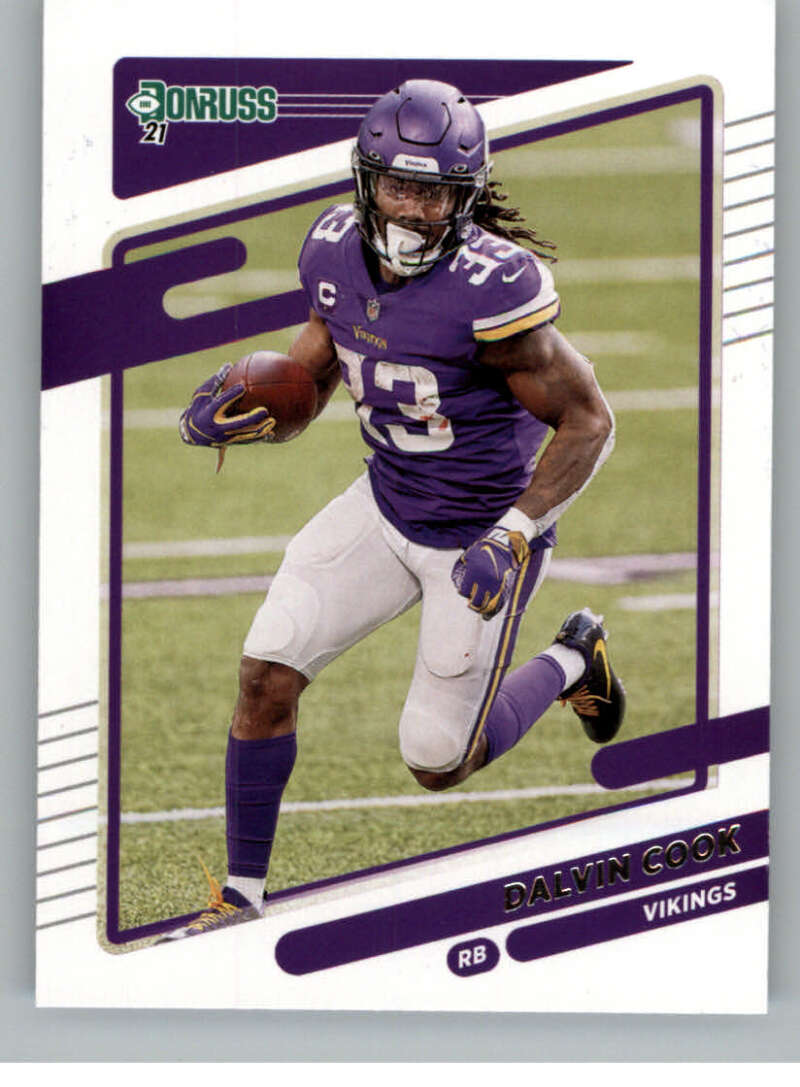 2021 Donruss #125 Dalvin Cook Minnesota Vikings V88851 Image 1