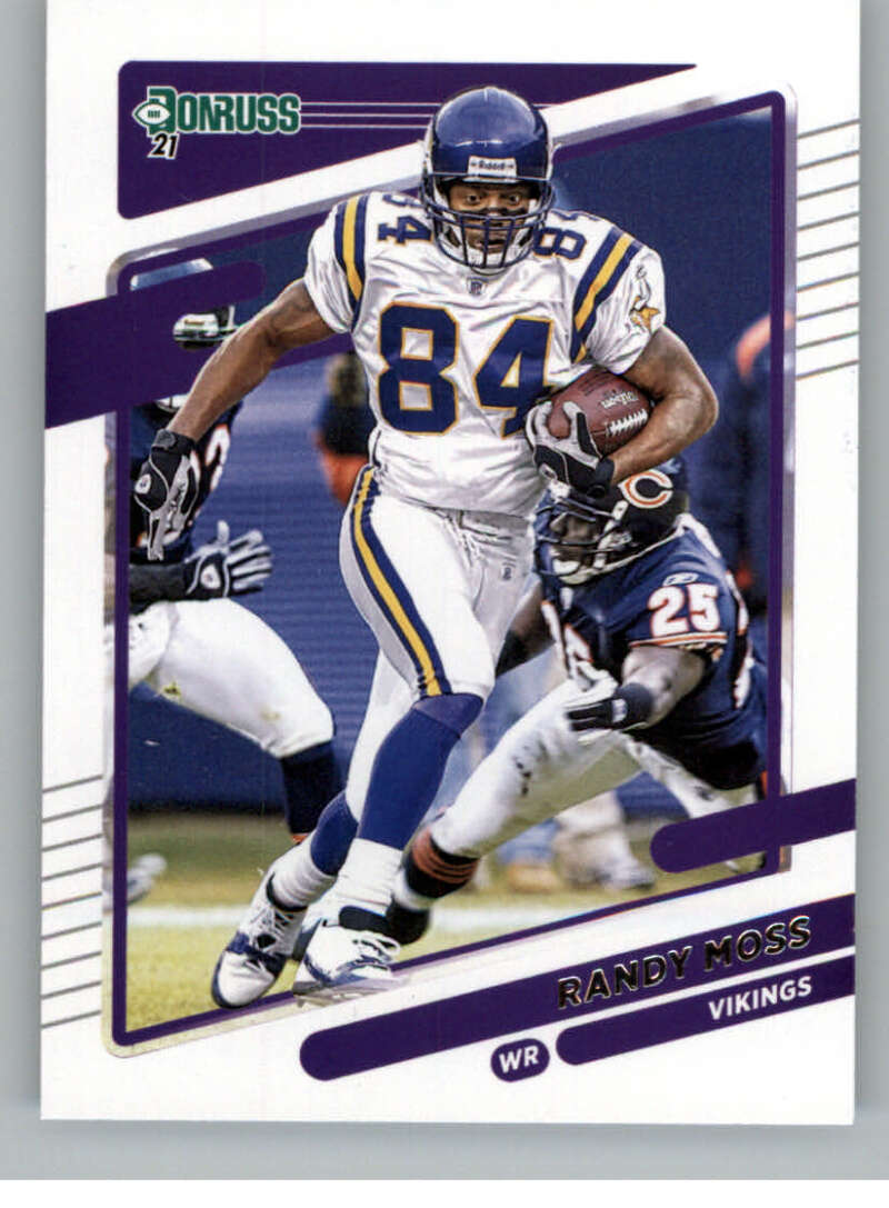2021 Donruss #128 Randy Moss Minnesota Vikings V88855 Image 1