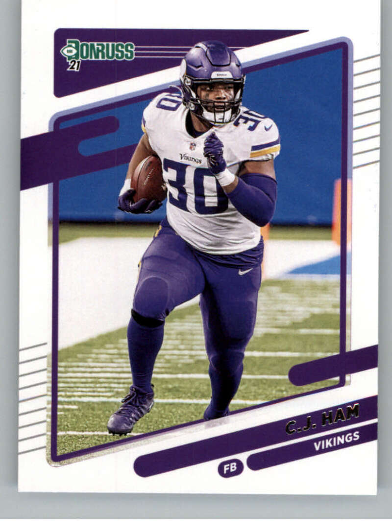 2021 Donruss #130 C.J. Ham Minnesota Vikings V88856 Image 1