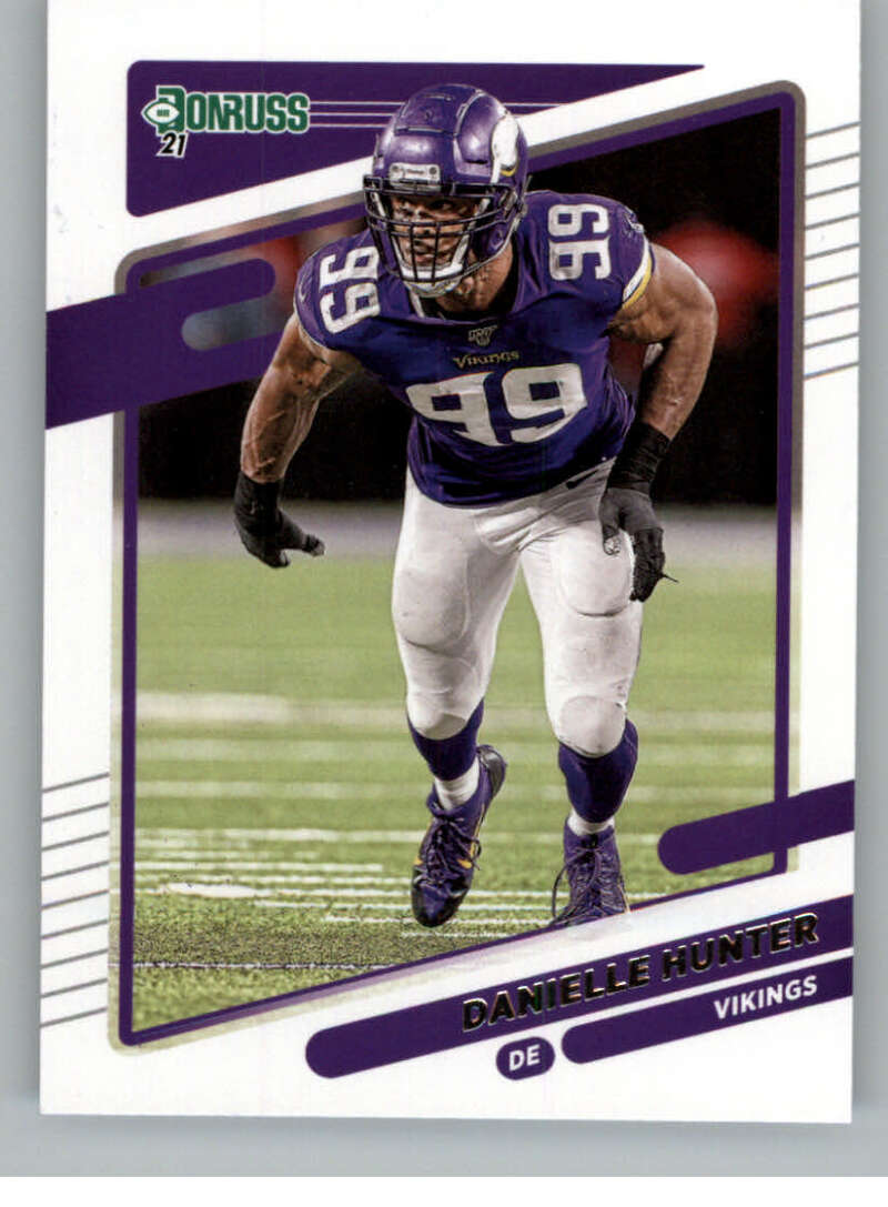 2021 Donruss #131 Danielle Hunter Minnesota Vikings V88858 Image 1