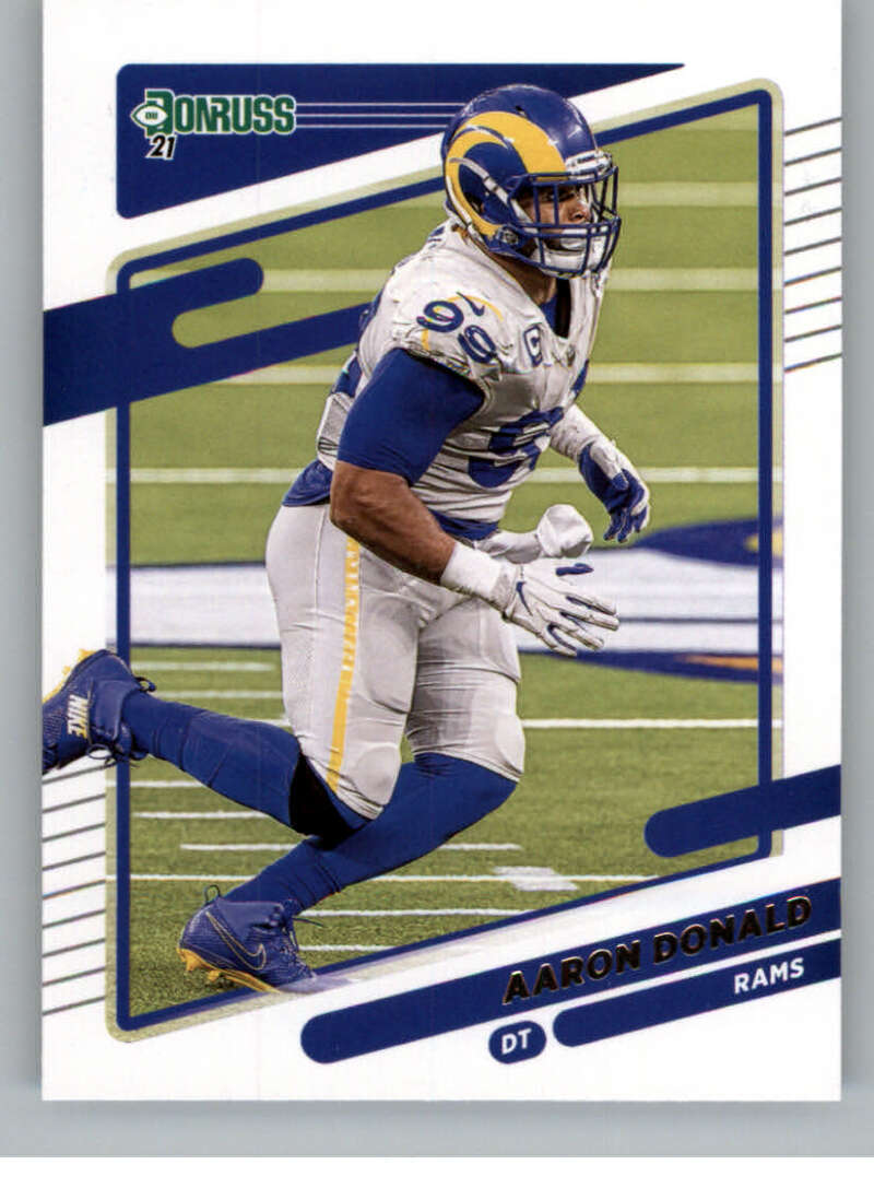 2021 Donruss #140 Aaron Donald Los Angeles Rams V88865 Image 1