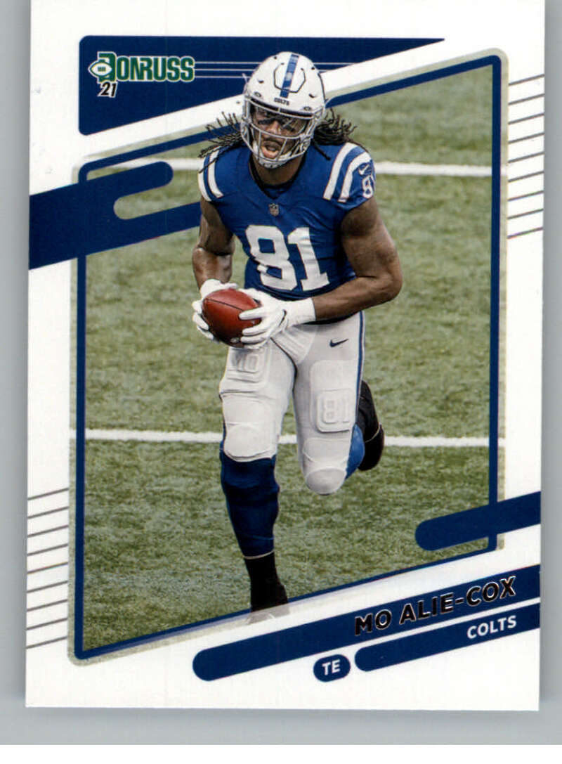 2021 Donruss #153 Mo Alie-Cox Indianapolis Colts V88878 Image 1
