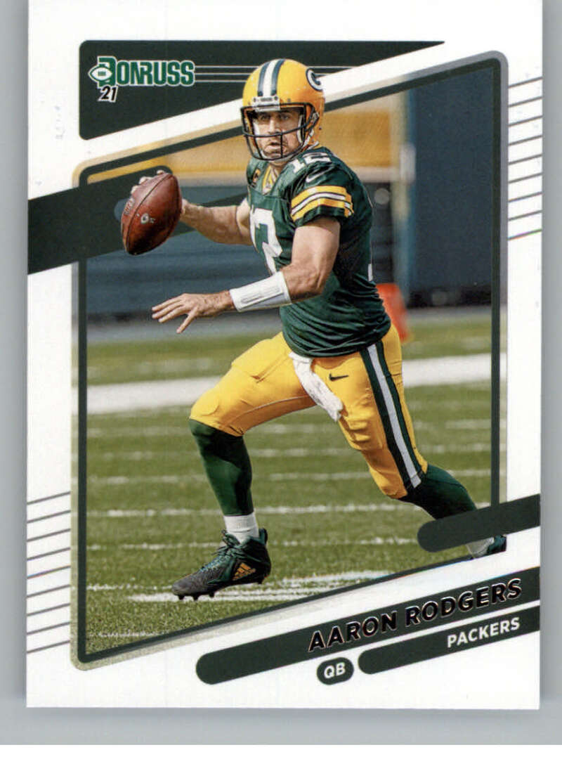 2021 Donruss #155 Aaron Rodgers Green Bay Packers V88882 Image 1