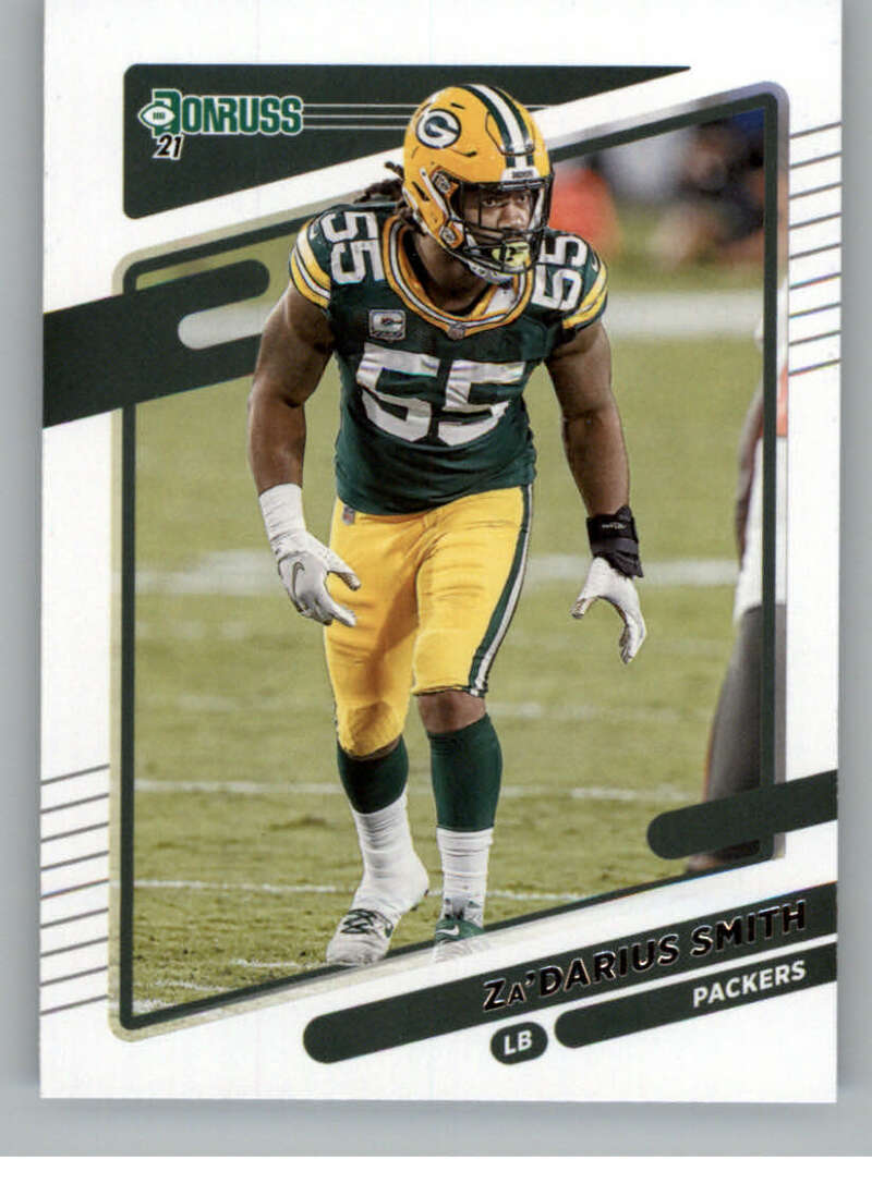 2021 Donruss #159 Za'Darius Smith Green Bay Packers V88885 Image 1