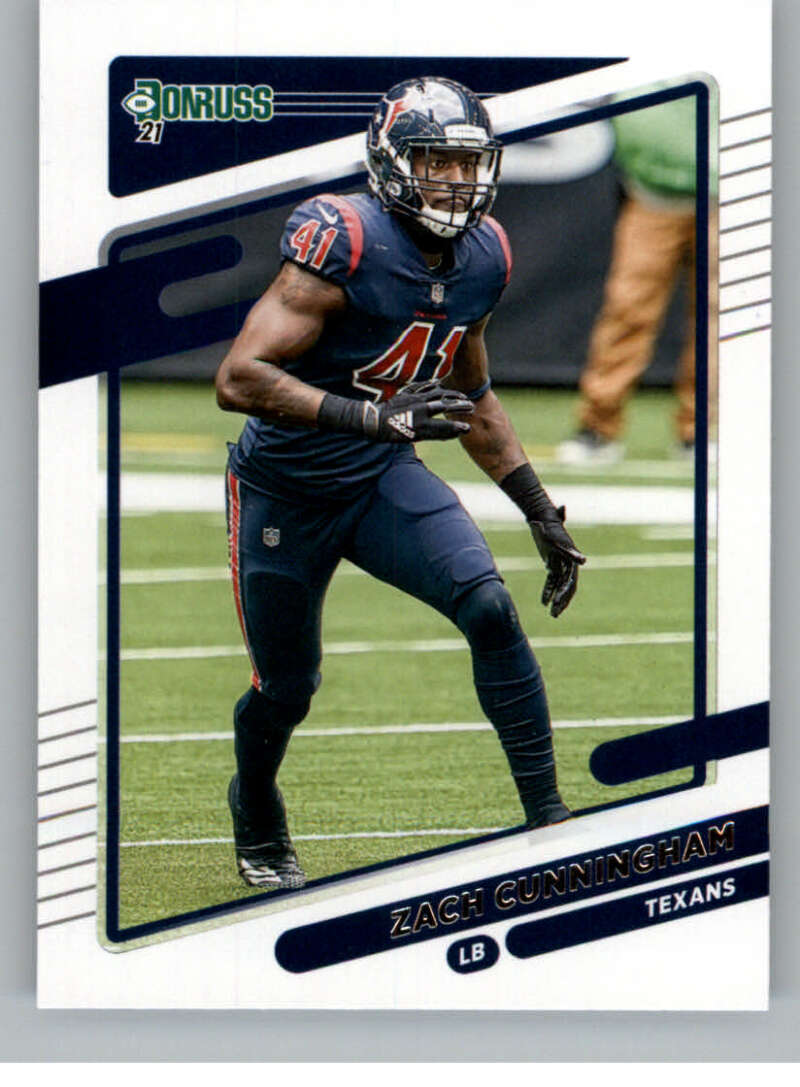 2021 Donruss #168 Zach Cunningham Houston Texans V88890 Image 1
