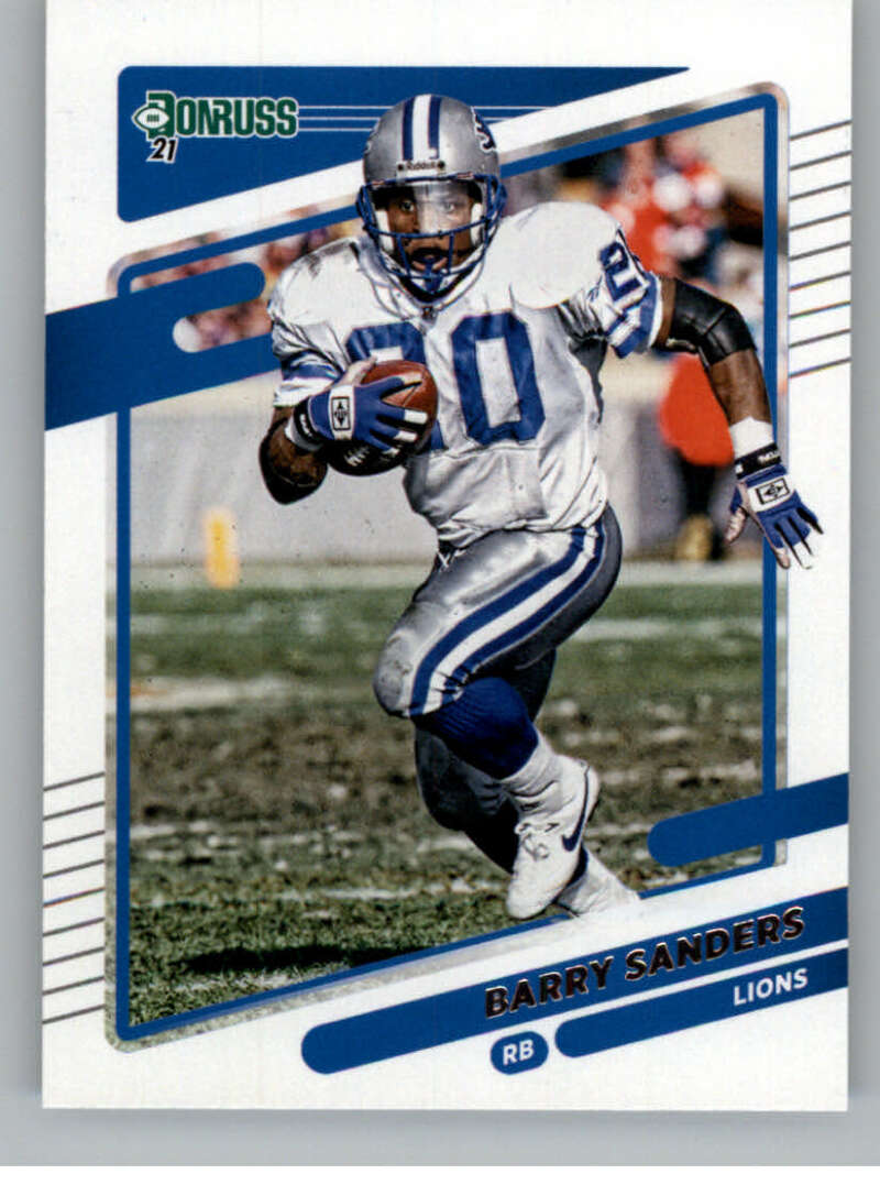 2021 Donruss #173 Barry Sanders Detroit Lions V88895 Image 1