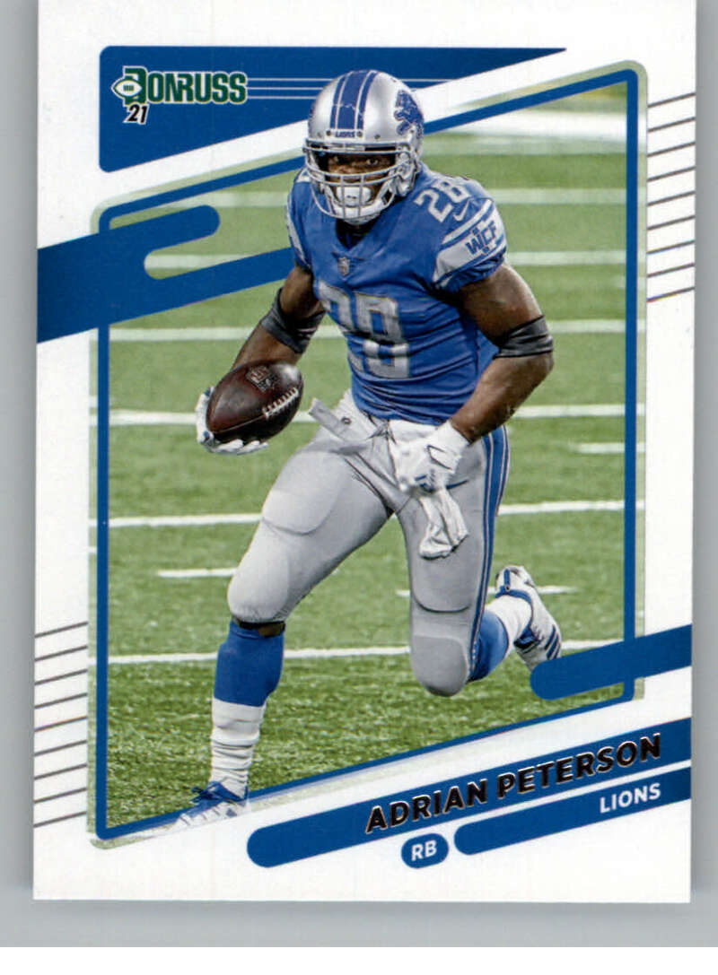 2021 Donruss #175 Adrian Peterson Detroit Lions V88899 Image 1