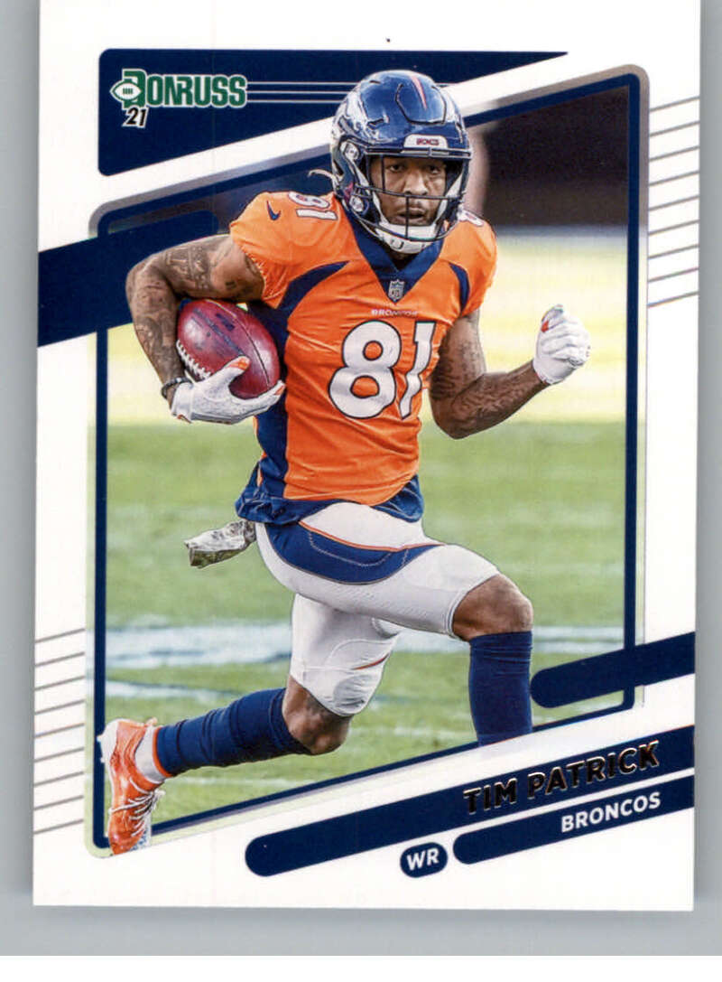 2021 Donruss #186 Tim Patrick Denver Broncos V88911 Image 1