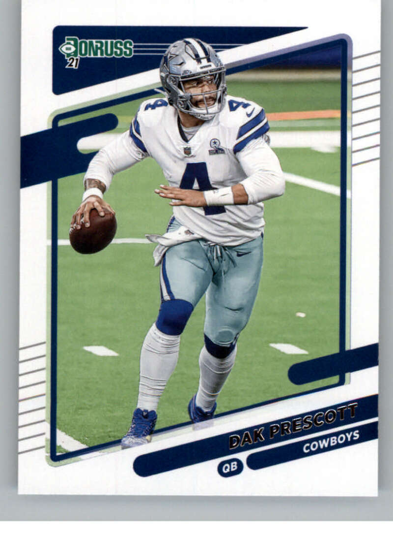 2021 Donruss #187 Dak Prescott Dallas Cowboys V88913 Image 1