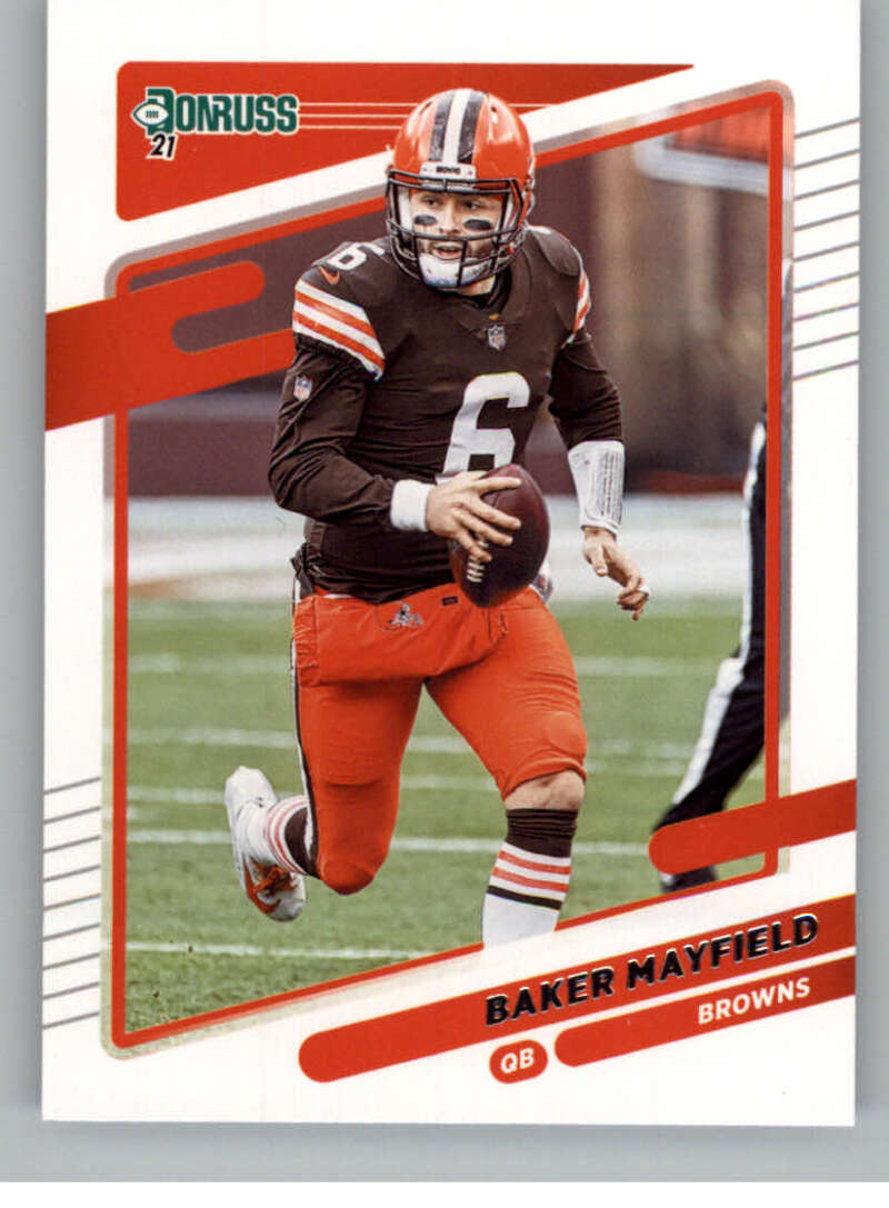2021 Donruss #195 Baker Mayfield Cleveland Browns V88919 Image 1