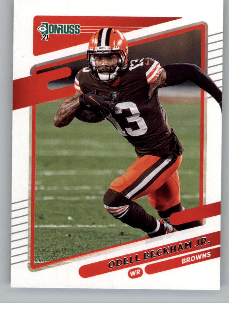 2021 Donruss #198 Odell Beckham Jr. Cleveland Browns V88922 Image 1