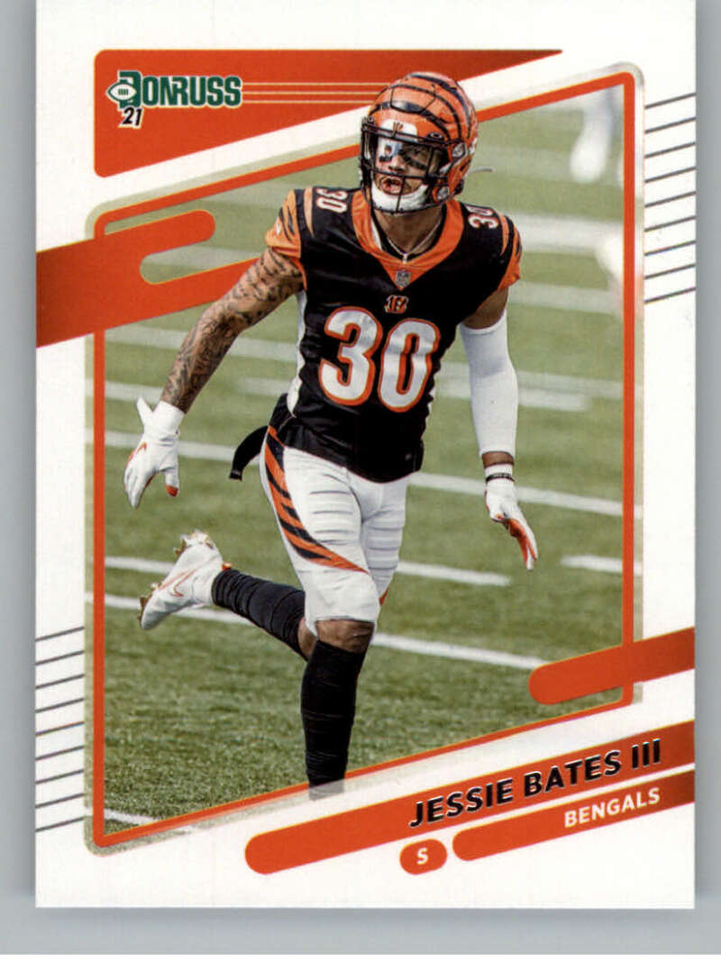 2021 Donruss #217 Jessie Bates III Cincinnati Bengals V88934 Image 1