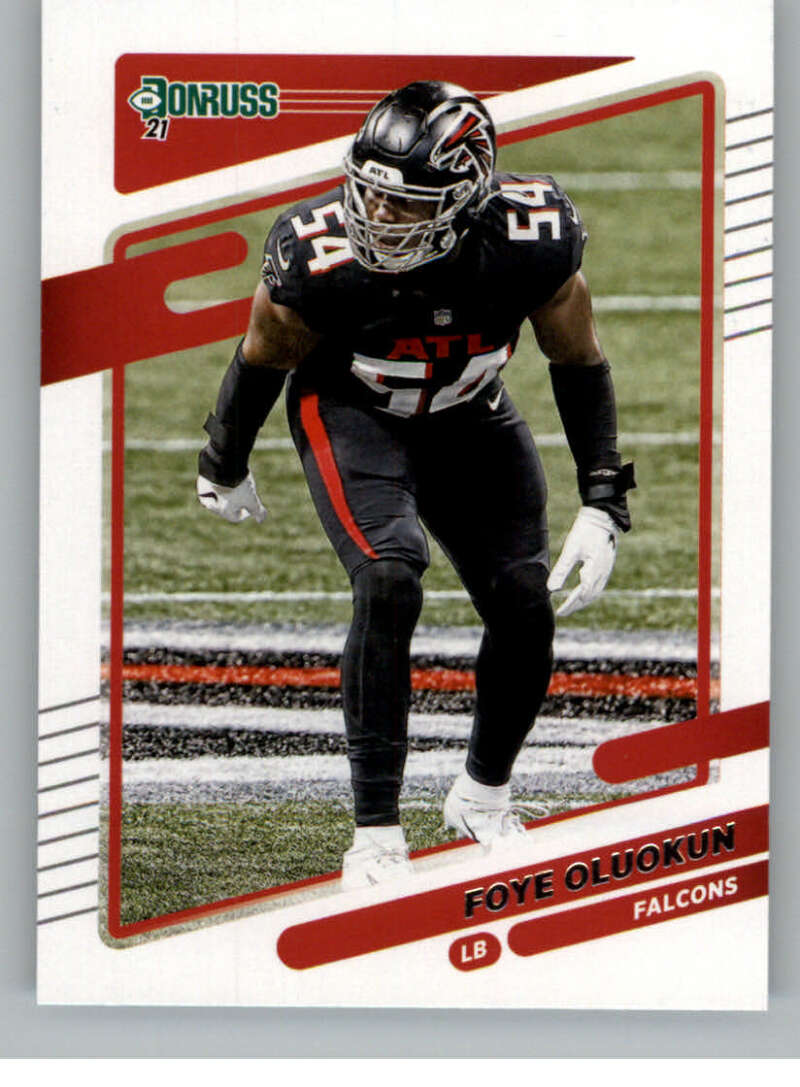 2021 Donruss #236 Foye Oluokun Atlanta Falcons V88949 Image 1