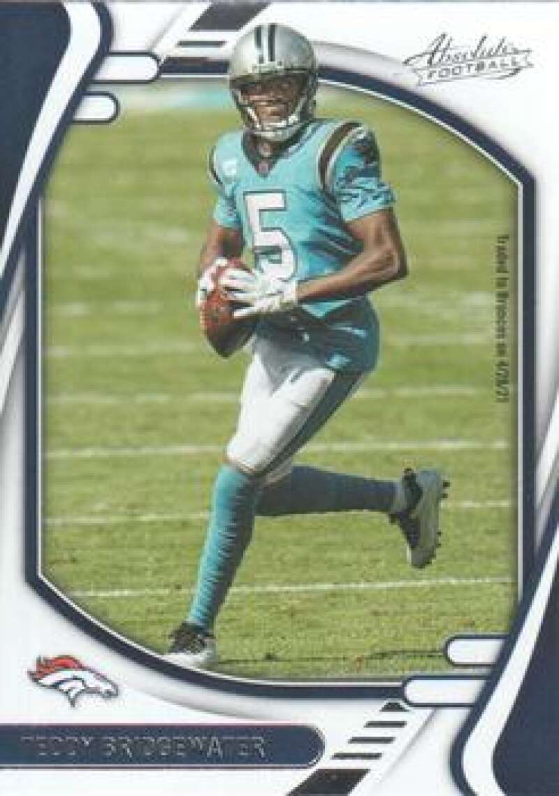 2021 Panini Absolute #40 Teddy Bridgewater Denver Broncos V89820 Image 1