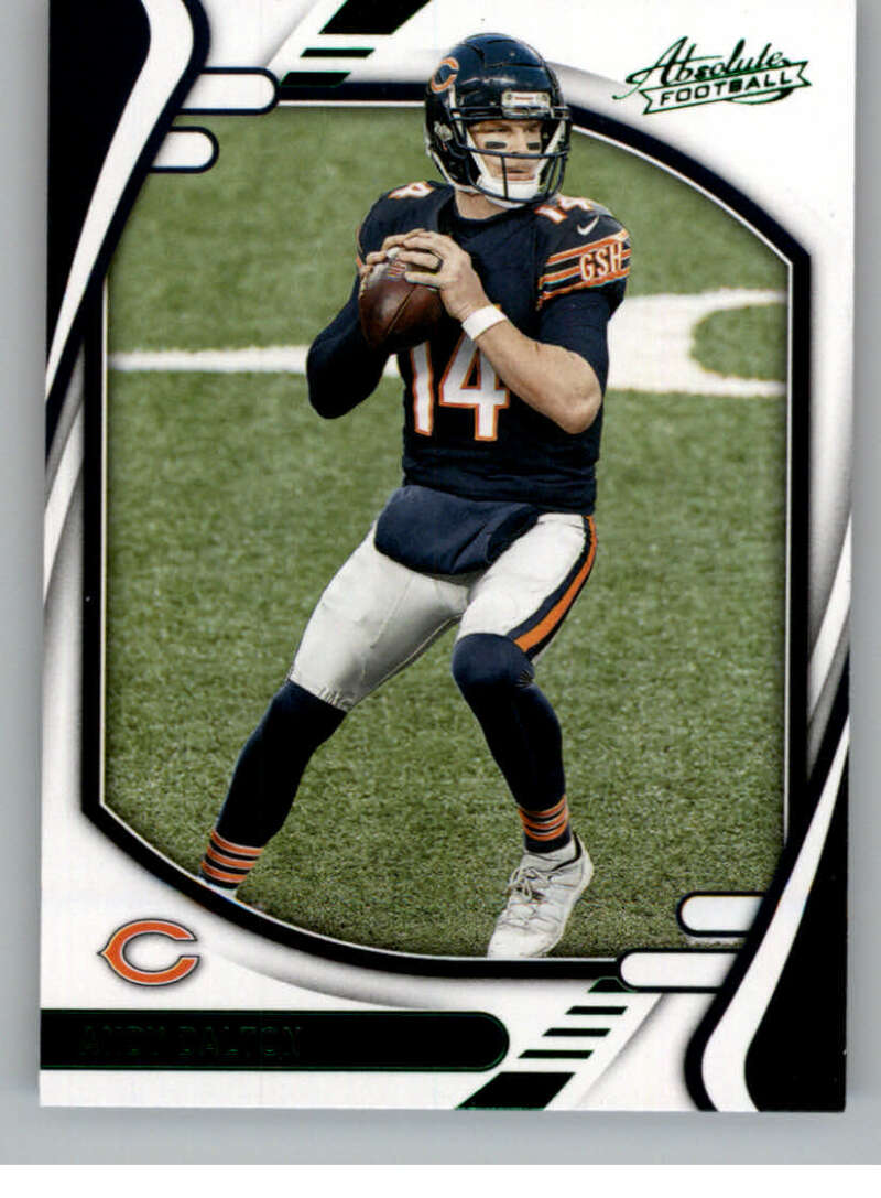 2021 Panini Absolute Green #25 Andy Dalton Chicago Bears V89827 Image 1