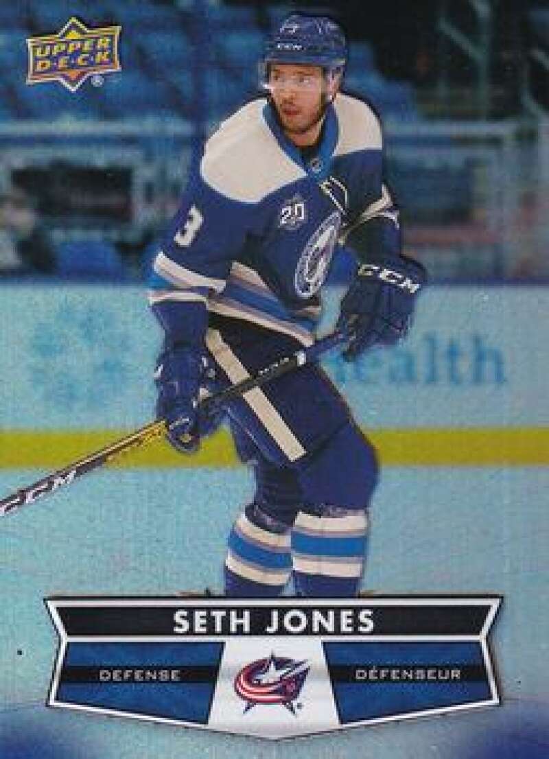 2021-22 Upper Deck Tim Hortons #3 Seth Jones Hockey Columbus Blue Jackets Image 1
