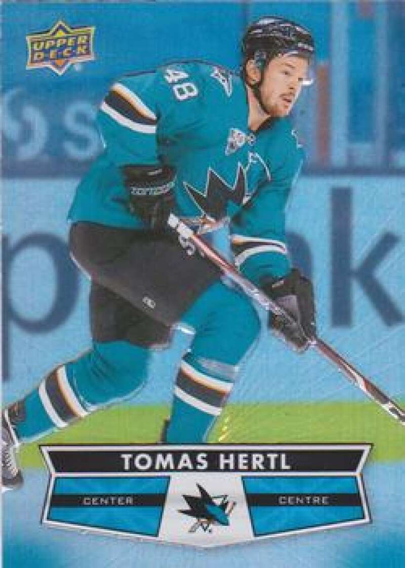 2021-22 Upper Deck Tim Hortons #48 Tomas Hertl Hockey San Jose Sharks Image 1