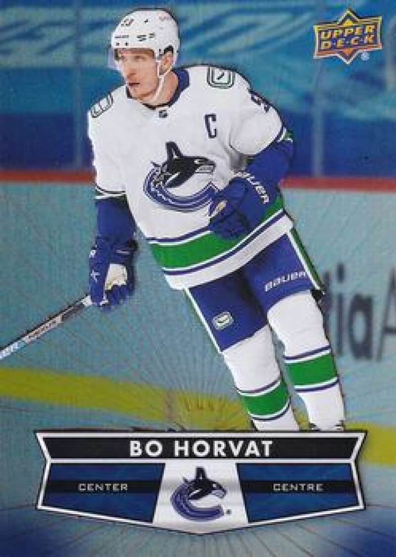 2021-22 Upper Deck Tim Hortons #53 Bo Horvat Hockey Vancouver Canucks Image 1