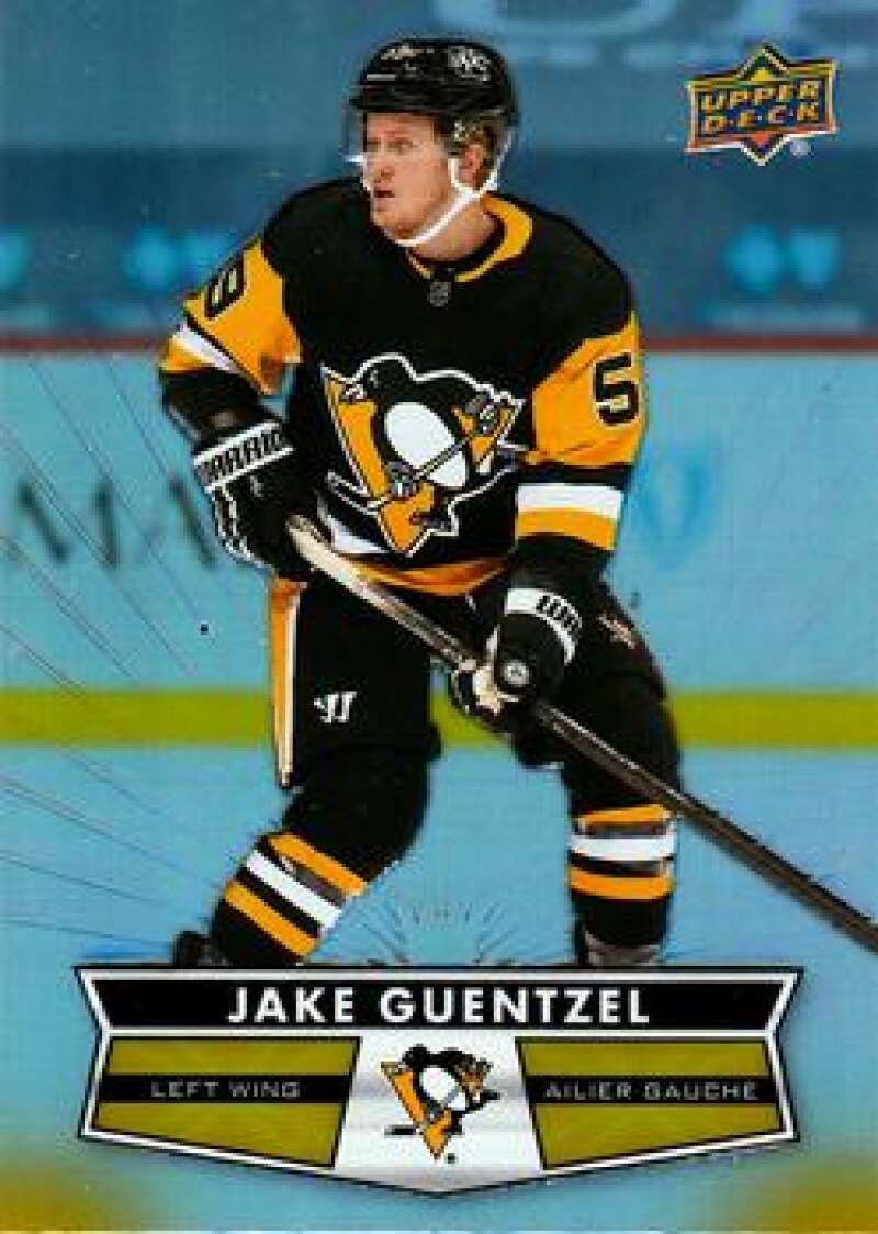 2021-22 Upper Deck Tim Hortons #58 Jake Guentzel Hockey Pittsburgh Penguins Image 1