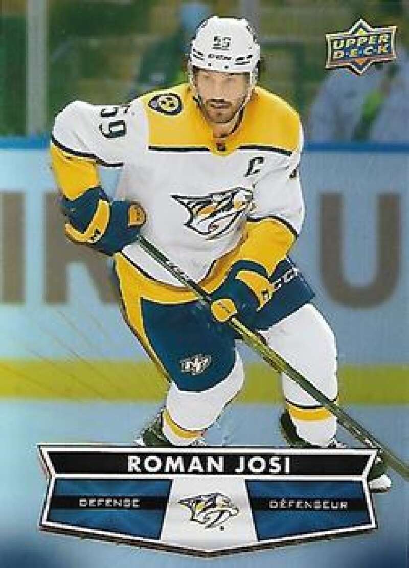 2021-22 Upper Deck Tim Hortons #59 Roman Josi Hockey Nashville Predators Image 1