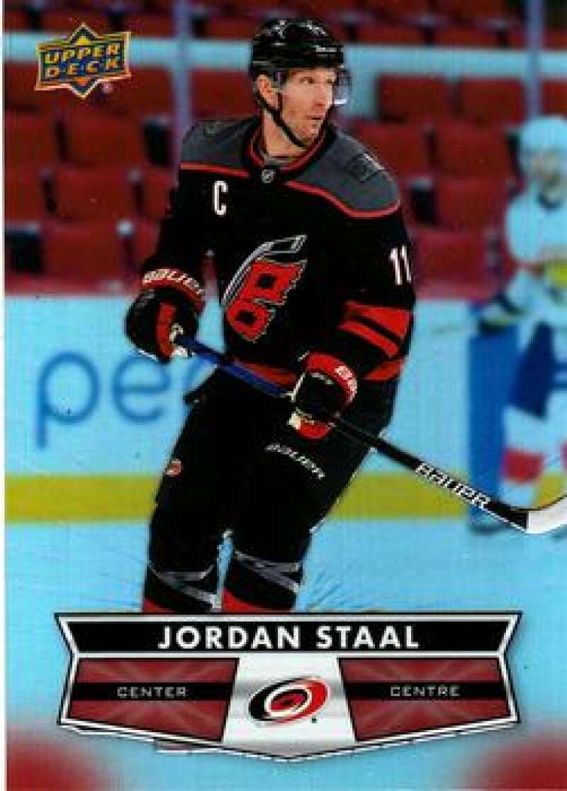 2021-22 Upper Deck Tim Hortons #64 Jordan Staal Hockey Carolina Hurricanes Image 1