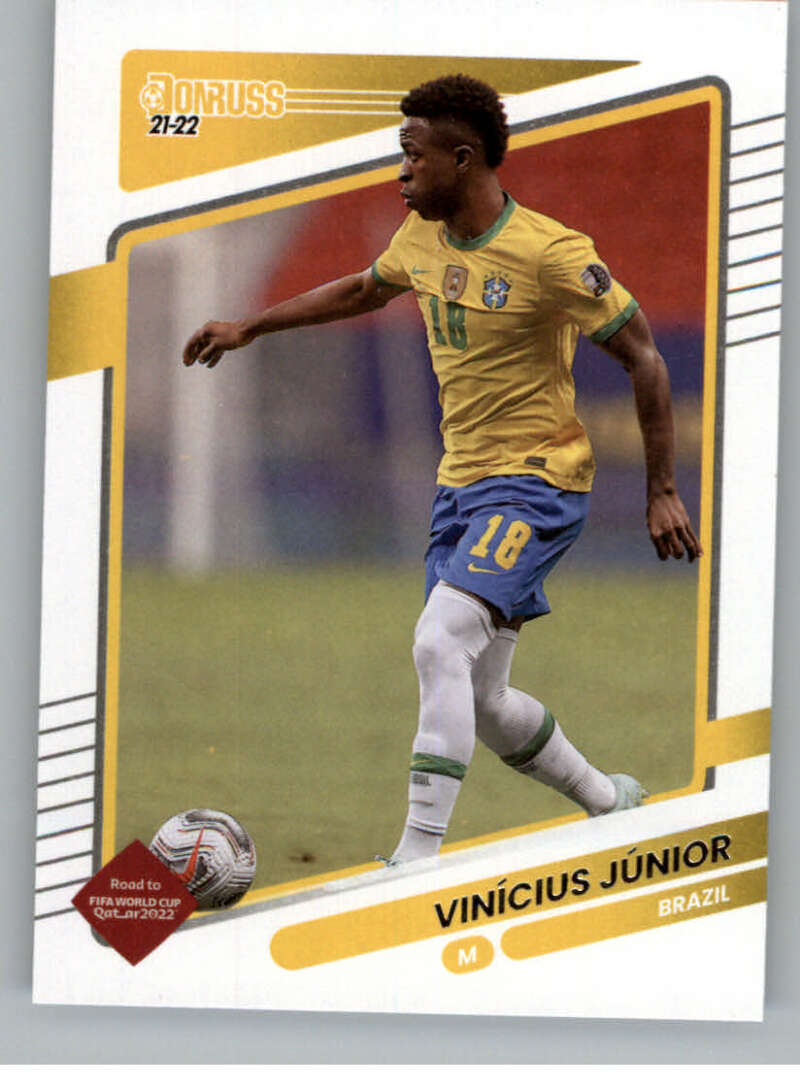 2021-22 Donruss Road to Qatar #26 Vinicius Jr. Brazil V86367 Image 1