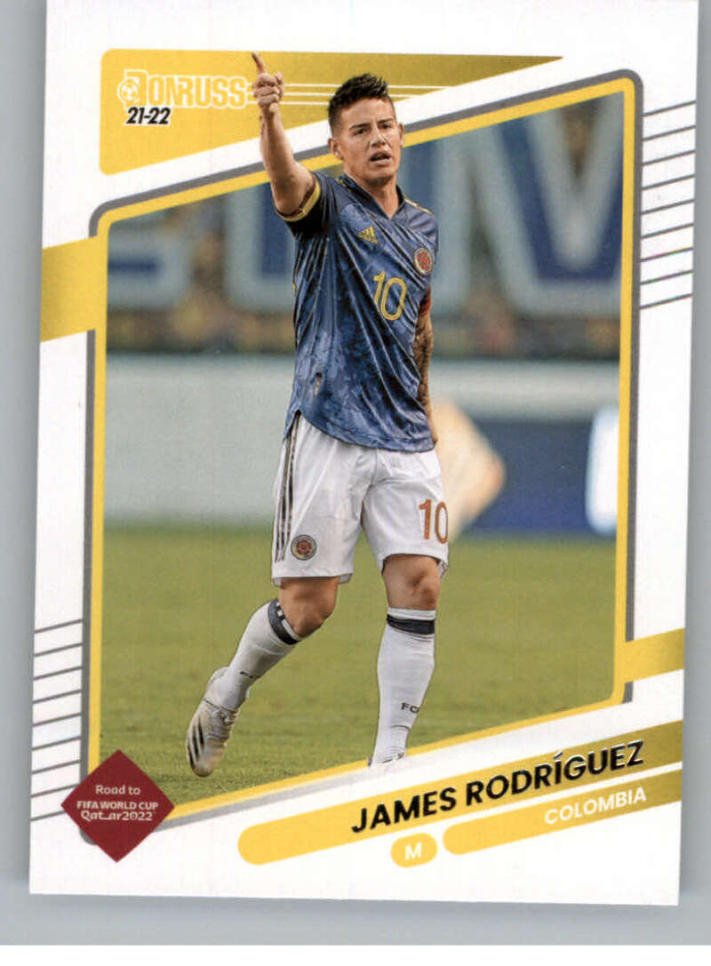 2021-22 Donruss Road to Qatar #27 James Rodriguez Colombia V86368 Image 1