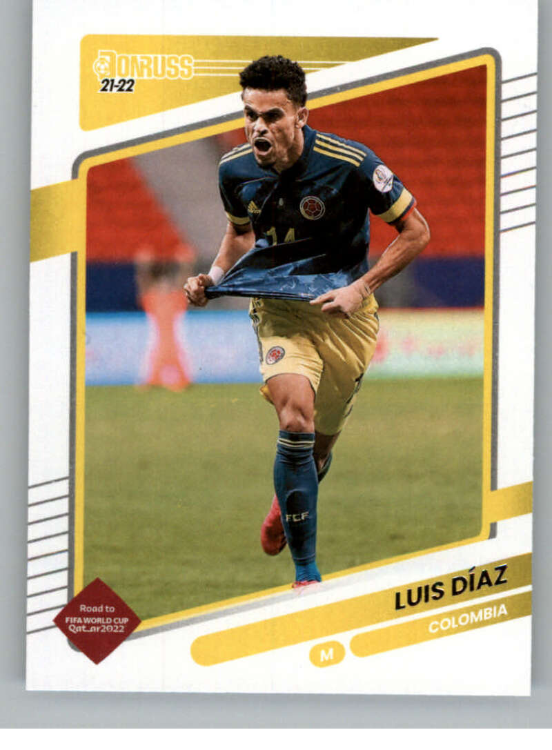 2021-22 Donruss Road to Qatar #36 Luis Diaz Colombia V86370 Image 1